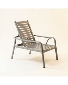 Cove Brook Outdoor Lounge Chair - Gray (synthetic illustration; no displayed measurements)