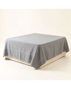 Maple Bridge Flat Bed Sheet - Gray (synthetic illustration; no displayed measurements)