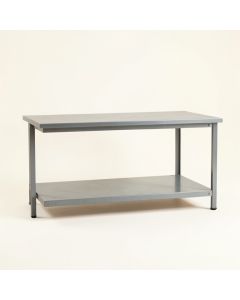 Linden Bend Empty Workshop Workbench - Gray (synthetic illustration; no displayed measurements)