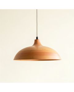 Willow Branch Pendant Light Suspended From One Plain Cable - Terracotta (synthetic illustration; no displayed measurements)