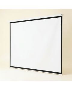 Salara Series M White Manual Projection Screen (synthetic illustration; no displayed measurements)