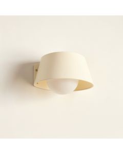 Briar Bridge Wall Sconce Mounted On A Plain Wall - Ivory (synthetic illustration; no displayed measurements)
