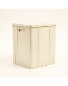 Wren Crossing Closed Outdoor Storage Box - Ivory (synthetic illustration; no displayed measurements)