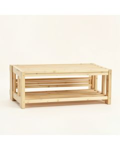 Glen Canyon Shoe Storage Bench - Ivory (synthetic illustration; no displayed measurements)