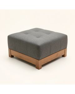 Heberling 40 '' Tufted Square Standard Ottoman (synthetic illustration; no displayed measurements)