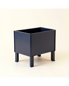 Hill Bridge Empty Raised Planter - Navy (synthetic illustration; no displayed measurements)