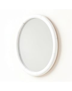 Olive Crest Framed Wall Mirror - White (synthetic illustration; no displayed measurements)