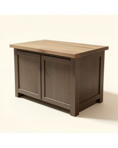 Collette Kitchen Island With Solid Wood Top (synthetic illustration; no displayed measurements)