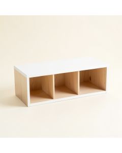 Ash Arc Shoe Storage Bench (synthetic illustration; no displayed measurements)
