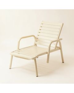 Harbor Dale Outdoor Lounge Chair - Ivory (synthetic illustration; no displayed measurements)