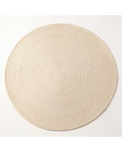 Harbor Brook Round Area Rug - Cream (synthetic illustration; no displayed measurements)