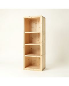 Dune Brook Narrow Cubby Tower - Beige (synthetic illustration; no displayed measurements)