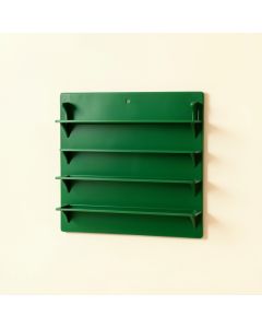 Pine Brook Empty Wall-Mounted Tool Organizer Panel - Green (synthetic illustration; no displayed measurements)