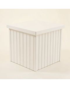 Holly Canyon Closed Outdoor Storage Box - White (synthetic illustration; no displayed measurements)