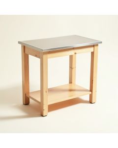 Eira Kitchen Cart With Stainless Steel Top (synthetic illustration; no displayed measurements)