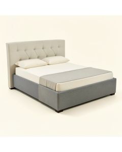 Elizabeth Tufted Upholstered Low Profile Storage Platform Bed (synthetic illustration; no displayed measurements)