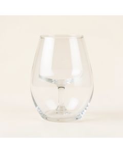 Annette Pineapple 15 Oz . Stemless Wine Glass (synthetic illustration; no displayed measurements)