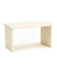 Ridge Edge Desktop Monitor Riser - Cream (synthetic illustration; no displayed measurements)