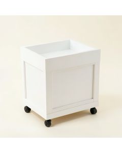 Fern Bluff Empty Rolling Workshop Cart - White (synthetic illustration; no displayed measurements)