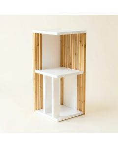 Glen Branch Narrow Cubby Tower - White (synthetic illustration; no displayed measurements)