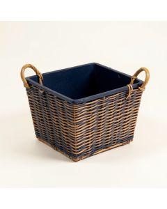 Cedar Bluff Empty Storage Basket - Navy (synthetic illustration; no displayed measurements)