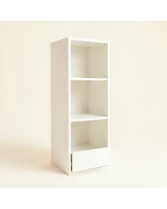 Reed Bend Narrow Cubby Tower - White (synthetic illustration; no displayed measurements)