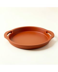 Stone Crossing Serving Tray - Terracotta (synthetic illustration; no displayed measurements)