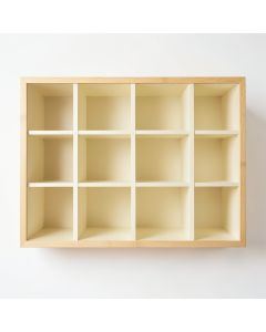 Harbor Bend Empty Mug-Storage Cabinet Insert - Cream (synthetic illustration; no displayed measurements)