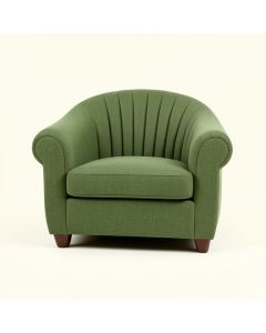 Willow Bend Upholstered Armchair - Green (synthetic illustration; no displayed measurements)