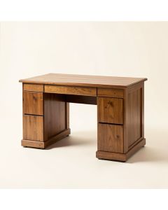 Stickland 4-Drawer 60 '' Writing Desk Aged Walnut (synthetic illustration; no displayed measurements)