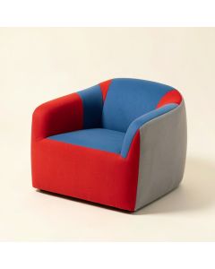 Jacey Patchwork Kids Foam Chair (synthetic illustration; no displayed measurements)
