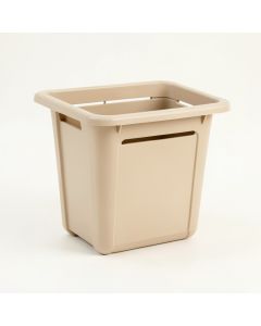 Dawn Crest Closed Garden Compost Bin - Beige (synthetic illustration; no displayed measurements)