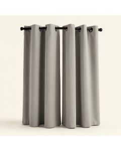 Elinore Solid Blackout Thermal Grommet Curtain Panels (synthetic illustration; no displayed measurements)