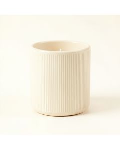 Pine Crest Empty Candle Holder - Ivory (synthetic illustration; no displayed measurements)