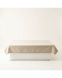 Slate Bluff Flat Bed Sheet - Beige (synthetic illustration; no displayed measurements)