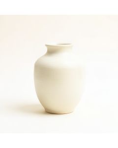 Juniper Crest Empty Decorative Vase - Cream (synthetic illustration; no displayed measurements)