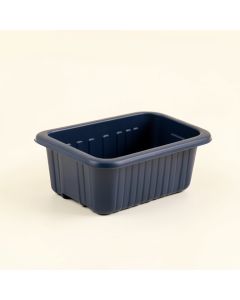Briar Brook Empty Railing Planter With Integral Brackets - Navy (synthetic illustration; no displayed measurements)