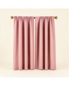 Old House Romantic Room Darkening Rod Pocket Curtain Panels (synthetic illustration; no displayed measurements)