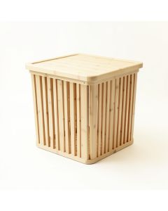 Summit Branch Laundry Hamper - Ivory (synthetic illustration; no displayed measurements)