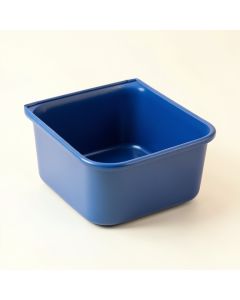 Oak Bridge Empty Under-Desk Cable Tray - Blue (synthetic illustration; no displayed measurements)