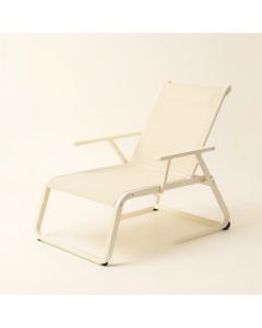 Harbor Canyon Outdoor Lounge Chair - Ivory (synthetic illustration; no displayed measurements)