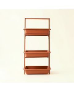 Fern Bend Empty Vertical Garden Frame - Terracotta (synthetic illustration; no displayed measurements)