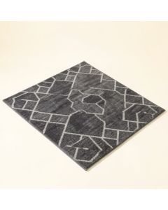 Reggia Geometric Shag Dark Gray Area Rug (synthetic illustration; no displayed measurements)