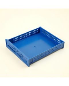 Slate Canyon Empty Under-Desk Cable Tray - Blue (synthetic illustration; no displayed measurements)