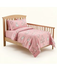 Lilly 3 Piece Crib Bedding Set (synthetic illustration; no displayed measurements)