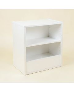 Cove Arc Low Toy Storage Unit - White (synthetic illustration; no displayed measurements)