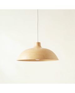 Pine Branch Pendant Light Suspended From One Plain Cable - Beige (synthetic illustration; no displayed measurements)
