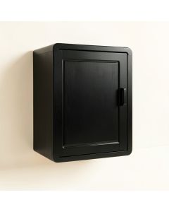 Olive Bridge Wall-Mounted Laundry Cabinet - Black (synthetic illustration; no displayed measurements)