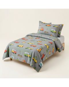Oneridge Zoomie Kids Retro Happy Camper Green (synthetic illustration; no displayed measurements)