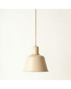 Cliff Dale Pendant Light Suspended From One Plain Cable - Beige (synthetic illustration; no displayed measurements)